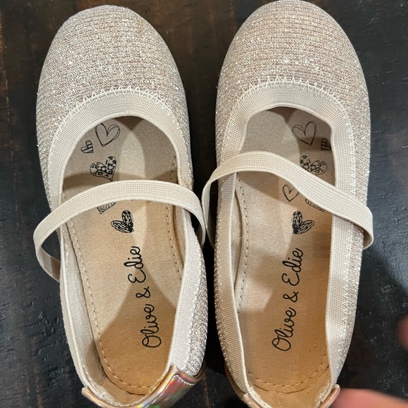 Olive & Edie Rose Gold Flats - Picture 2 of 3